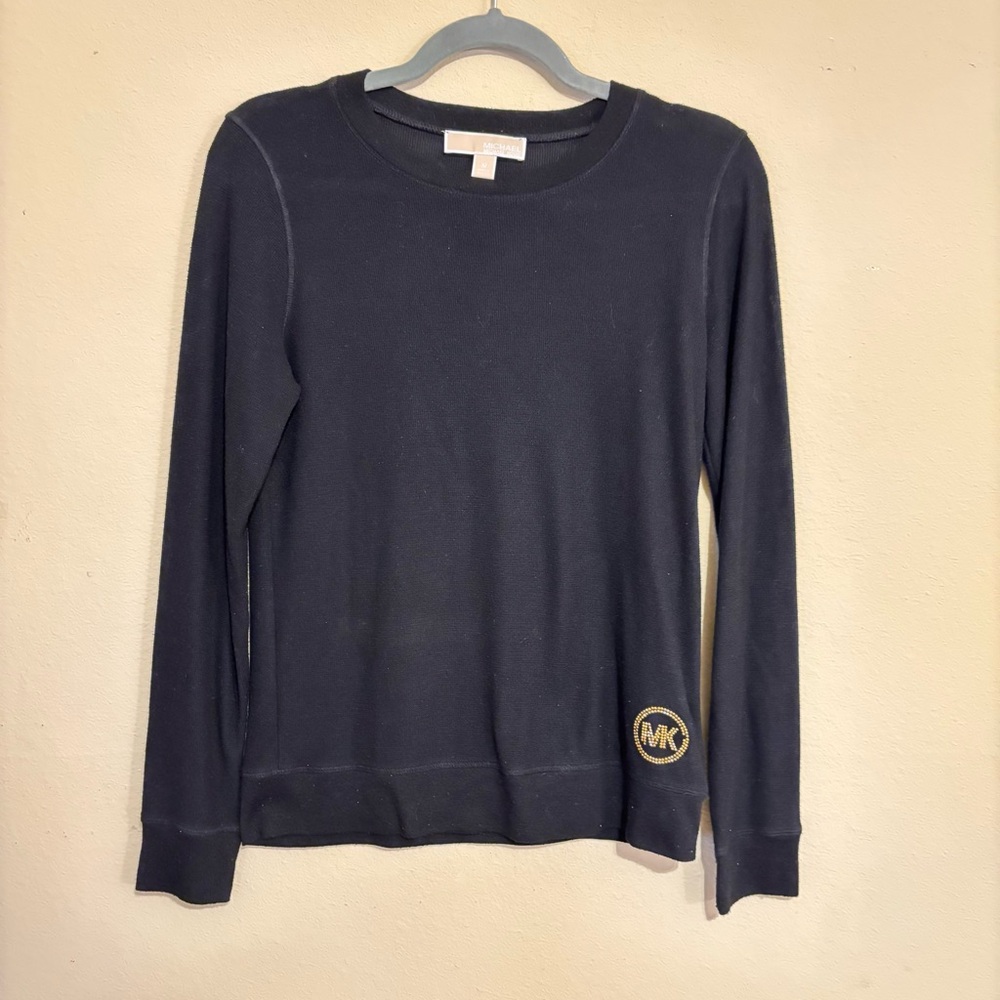 MICHAEL KORS Round Neck Pullover Jumper Sweater Women Size Medium